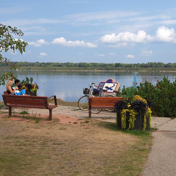 Benches at South Glenmore Park