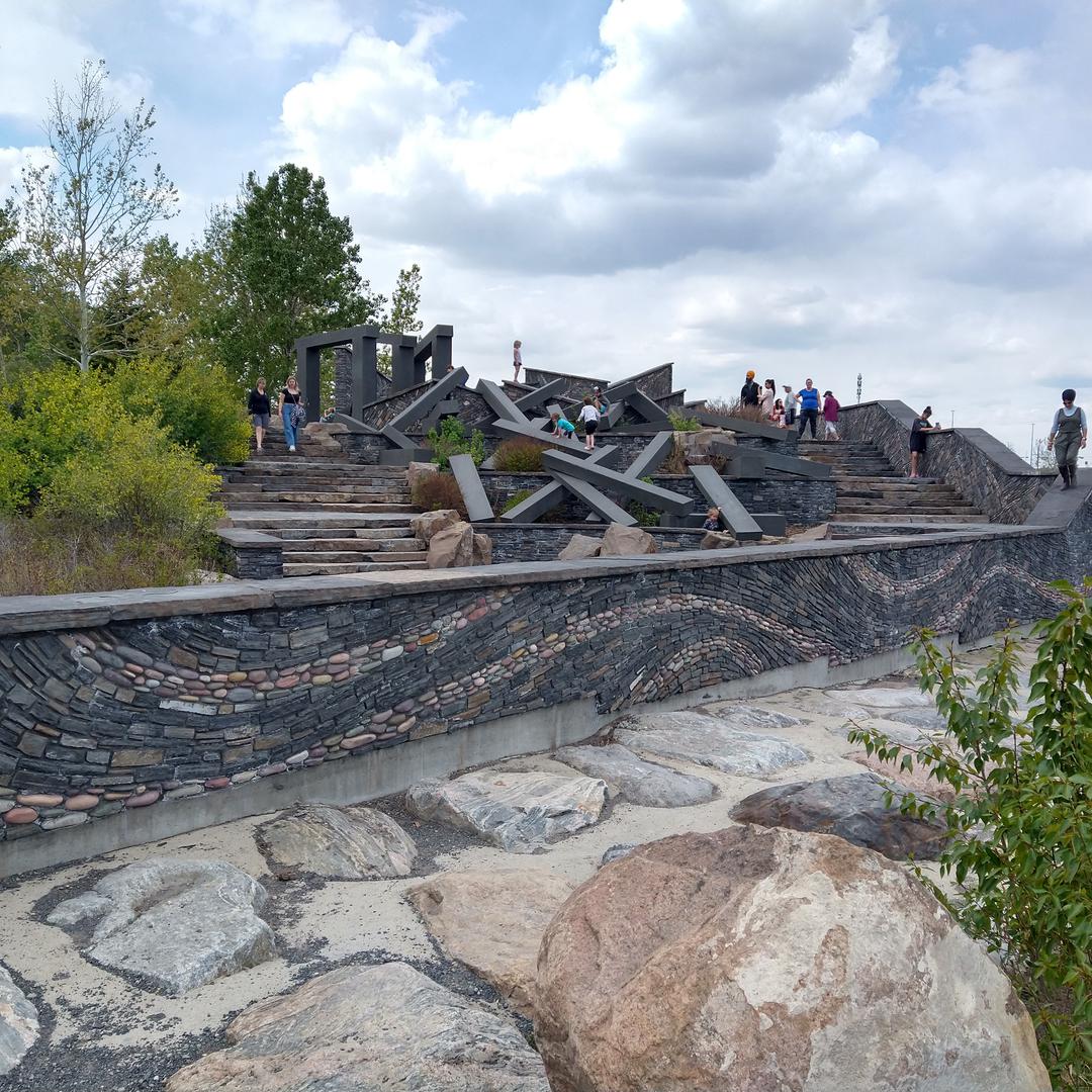 River Passage, a public art installation at Pearce Estate Park